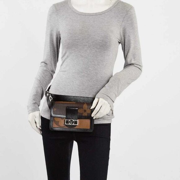 Louis Vuitton Giant Monogram Reverse Canvas Dauphine Bumbag Bag - Picture 2 of 12